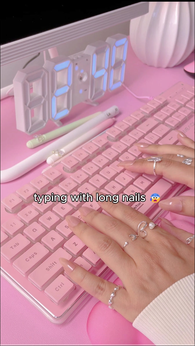 keyboards in my tiktok video-buy any keyboard get 1 set of 90 transparent bubble stickers for free