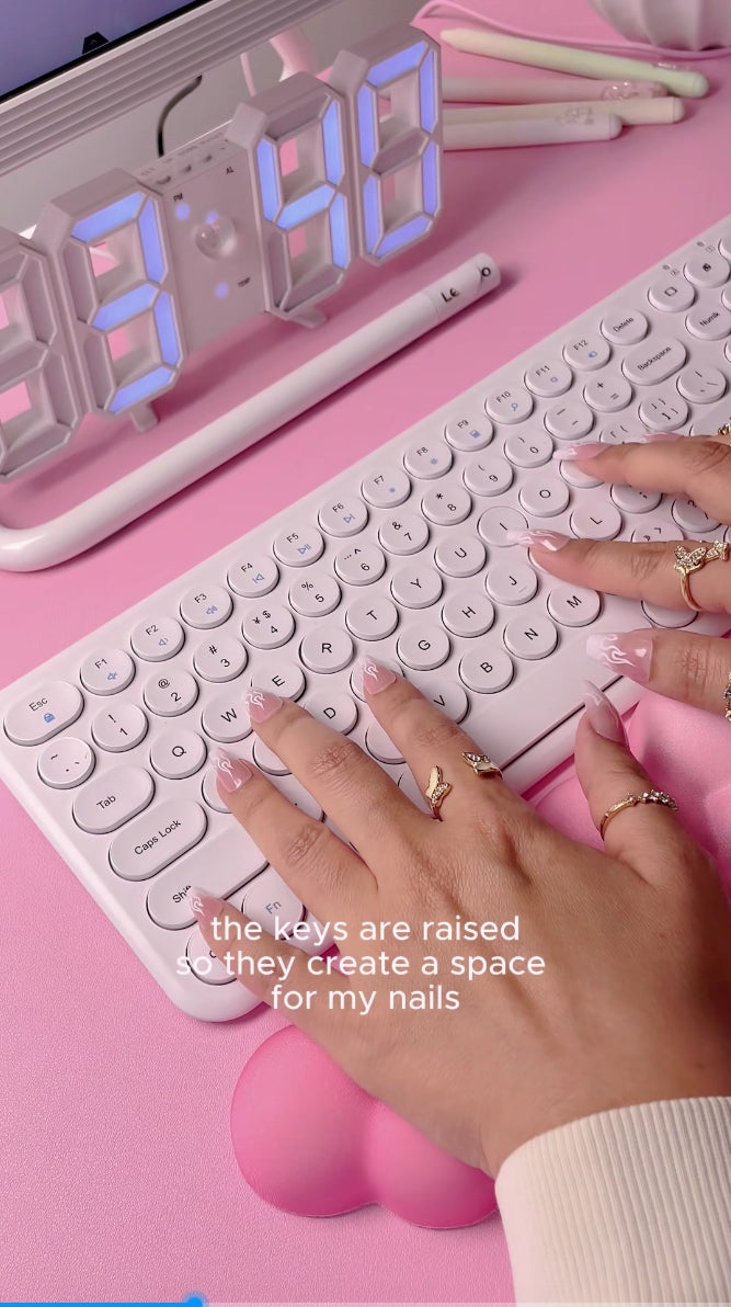 keyboards in my tiktok video-buy any keyboard get 1 set of 90 transparent bubble stickers for free