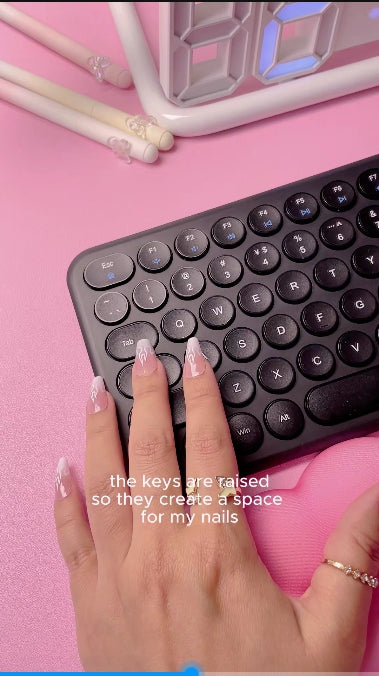 keyboards in my tiktok video-buy any keyboard get 1 set of 90 transparent bubble stickers for free